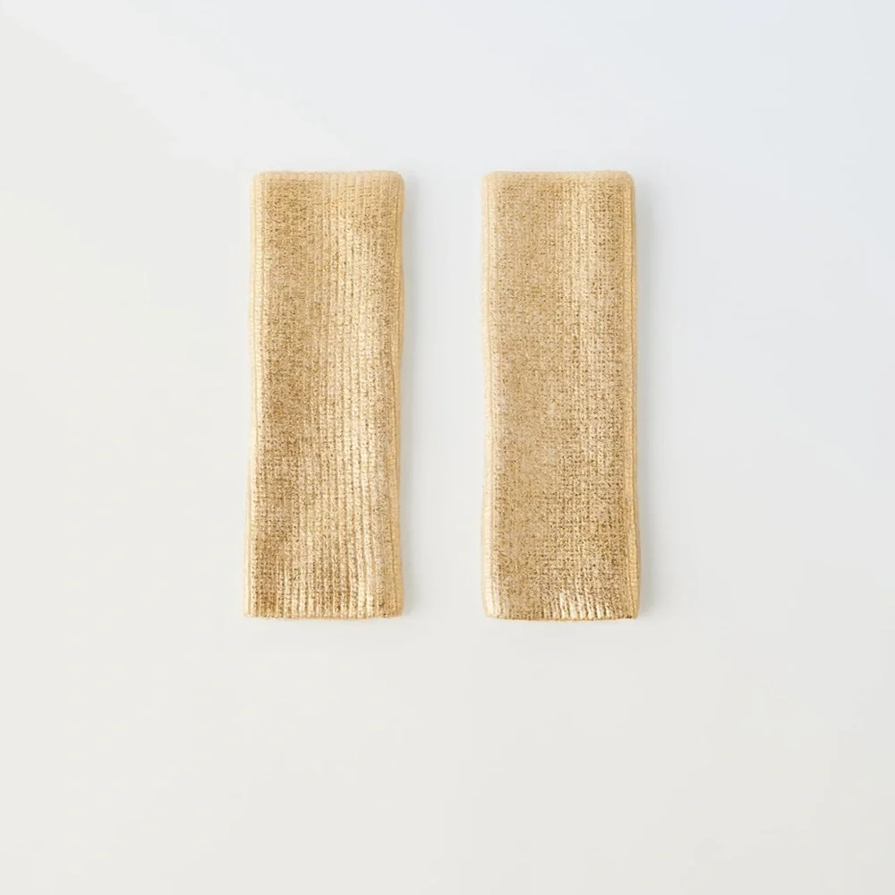 ✨SALE ✨ ZARA FOIL MITTENS ✨SALE ✨